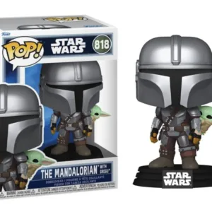 MANDALORIAN & GROGU - POP Star Wars N° 818 - Mandalorian Avec Grogu