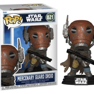 MANDALORIAN & GROGU - POP Star Wars N° 821 - Mercenary Guard Droid