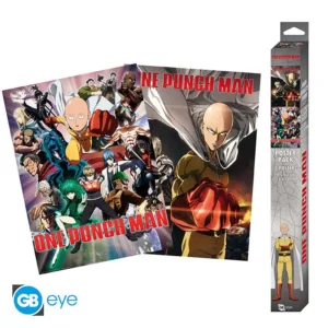 ONE PUNCH MAN - Saitama & Genos - Set de 2 posters '52x38'