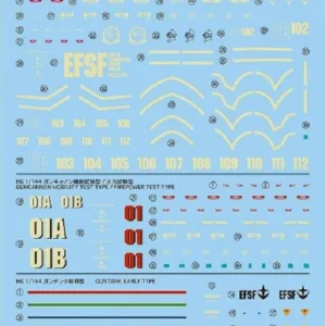 GUNDAM - GUNDAM DECAL 113 - Mobile Suit Gundam The Origin Multiuse 2