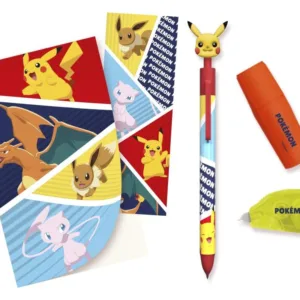 POKEMON - Set de Papeterie avec un Bloc-note - 5pc
