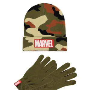 MARVEL - Logo - Gift Set Bonnet & Gants