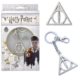 HARRY POTTER - Reliques de la Mort - Porte-clés et pin's