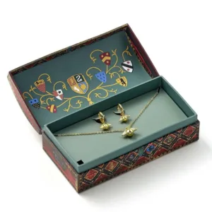 HARRY POTTER - Coffret Cadeau Quidditch - Collier & Boucles d'Oreilles