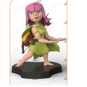 CLASH OF CLANS - Archer - Support Manette & Portable 'Holdem' - 11cm