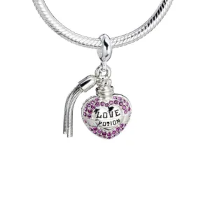 HARRY POTTER - Love Potion - Charme Slider + Cristaux pour Bracelet