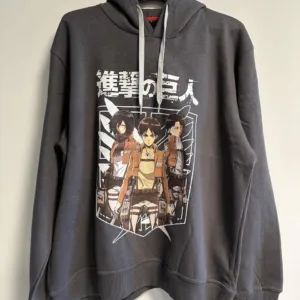 ATTACK ON TITAN - Sweat Capuche TRIO Grey (XL)