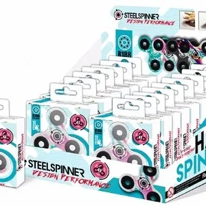 STEELSPINNER - HAND FINGER - Display DESIGN PERFORMANCE 16pces