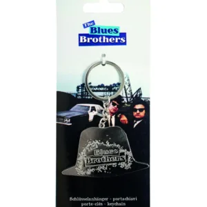 BLUES BROTHERS - Porte-clé en métal 7.5x0.5x17.5cm