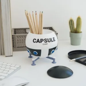 DRAGON BALL Z - Capsule Corp - Pot à Crayons 3D