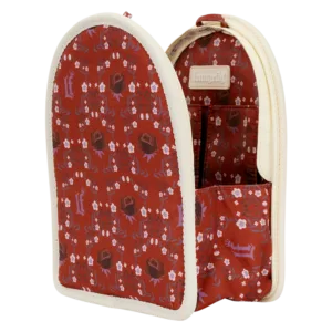 LOUNGEFLY - Cream & Red -Organisateur de Mini sac à dos LoungeFly