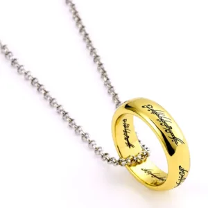 LE SEIGNEUR DES ANNEAUX - l'Anneau Unique - Collier