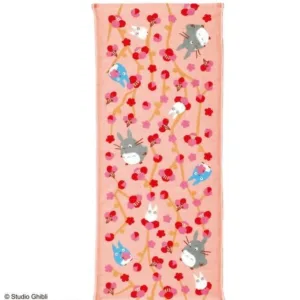 MON VOISIN TOTORO - Fleur de Prunier - Serviette Imabari 34x80cm