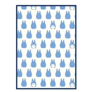 MON VOISIN TOTORO - Totoro Bleu - Couverture 100x140cm