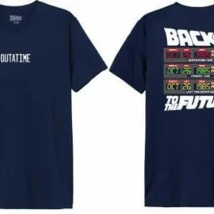 RETOUR VERS LE FUTUR - Outatime - T-Shirt Homme (M)