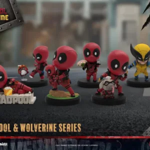 DEADPOOL & WOLVERINE - Set 6 Figurine Mini Egg Attack 10cm