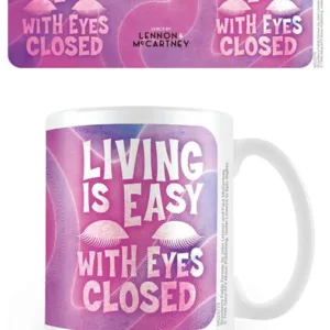 LENNON & MCCARTNEY - Living Is Easy With Eyes Closed - Mug 315ml