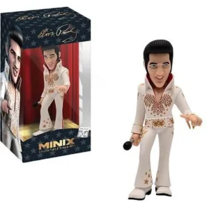 ELVIS - Elvis en tenue blanche - Figurine Minix # 12cm