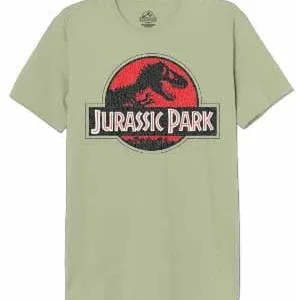 JURASSIC PARK - Grunge logo jurassic - T-Shirt Homme (XL)