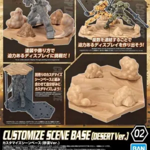 GUNDAM - Customize Scene Base 02 Desert Version - Model Kit