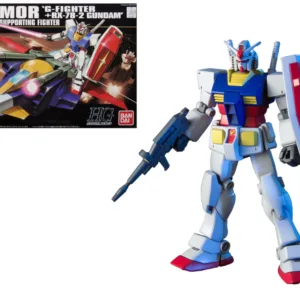 GUNDAM - HGUC 1/144 G-Armor G-Fighter + RX-78-2 Gundam - Model Kit