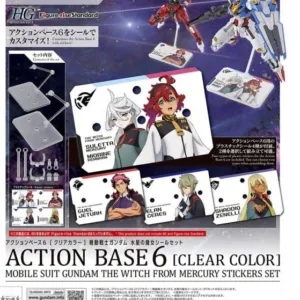 GUNDAM WITCH FROM MERCURY-Action Base 6 Sticker Set (Clear) -Model Kit