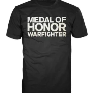 MEDAL OF HONOR WARFIGHTER  - T-Shirt Black - LOGO (S)