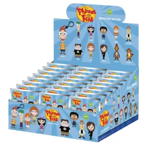 PHINEAS & FERB - Series 1 - 3D Foam Bag Clip (Display 24 Pcs)