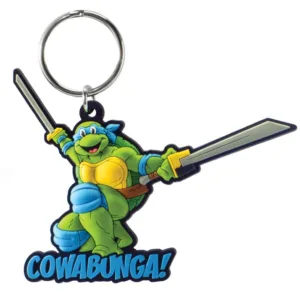 LES TORTUES NINJAS - Leonardo - Porte-clés Soft Touch