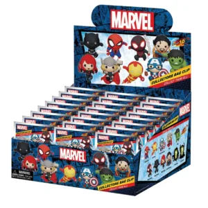 MARVEL - Classic 3D - 3D Foam Bag Clip (Display 24 Pcs)