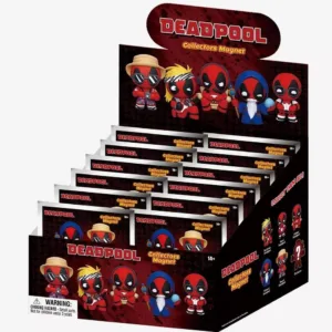 DEADPOOL - Serie 1 - 3D Foam Magnets in blind bags (Display 12 Pcs)