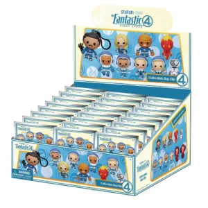 LES 4 FANTASTIQUES - Movie - 3D Foam Bag Clip (Display 24 Pcs)