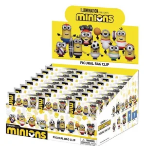 MINIONS SPORTS - Series 1 - 3D Foam Bag Clip (Display 24 Pcs)