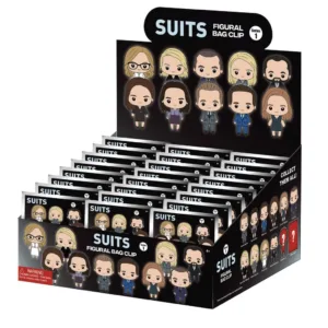 SUIT SERIES - Series 1 - 3D Foam Bag Clip (Display 24 Pcs)