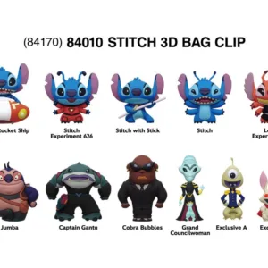 STITCH IN SPACE - Exclusive 4 - 3D Foam Bag Clip (Display 24 Pcs)