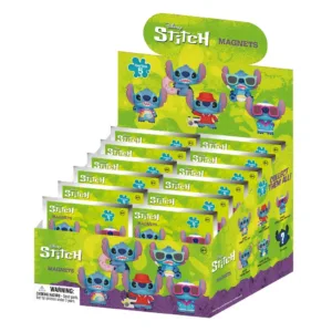 STITCH - Serie 5 - 3D Foam Magnets in blind bags (Display 12 Pcs)