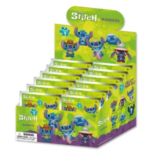 STITCH - Series 9 - 3D Foam Magnets in blind bags (Display 12 Pcs)
