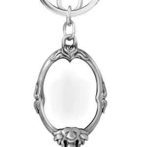 LA BELLE ET LA BETE - Miroir - Porte-clés en étain