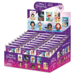 DISNEY PRINCESS - Series 37 - 3D Foam Bag Clip (Display 24 Pcs)
