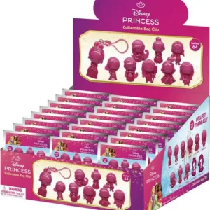 PRINCESS - Series 64 - 3D Foam Bag Clip (Display 24 Pcs)