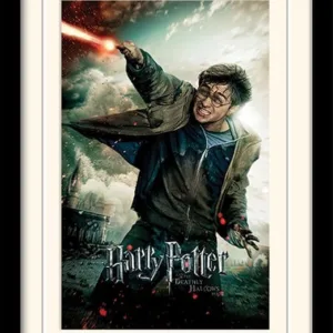 HARRY POTTER - Deathly Hallows Wand - Impression encadrée 30x40