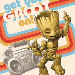 MARVEL - Mini Poster 40X50 - Guardian of the Galaxy Get Your Groot On