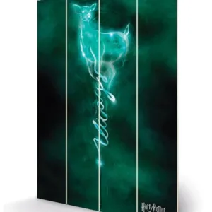 HARRY POTTER - Doe Patronus - Impression sur bois 20x29.5