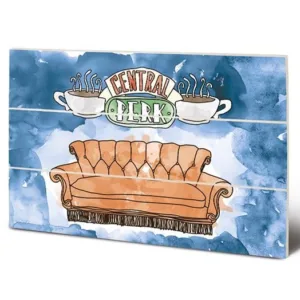 FRIENDS - Central Perk Sofa - Impression sur bois 20x29.5