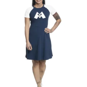 DISNEY - Mickey Mouse M College Dress Navy/White (XL)