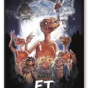 E.T. - Poster 2 - aimant 6.3x8.9cm