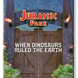 JURASSIC PARK - Portails - aimant 6.3x8.9cm