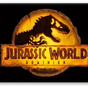 JURASSIC WORLD - Logo - aimant 6.3x8.9cm