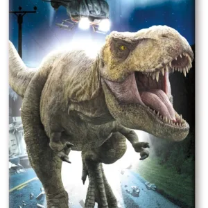 JURASSIC WORLD - T-Rex - aimant 6.3x8.9cm