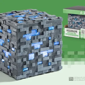 MINECRAFT - Minerai de Diamant Lumineux - Réplique Collector 10cm